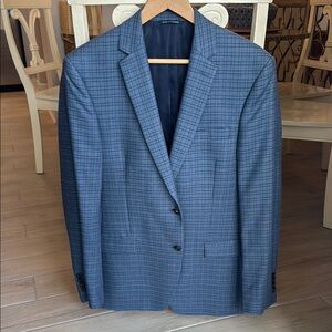 NWT Ralph by Ralph Lauren Men's Blue Checkered Blazer Sport Coat